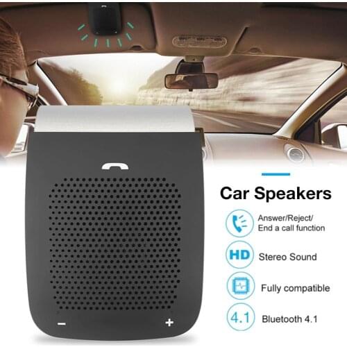 WS101 Car Wireless Bluetooth Handsfree Speaker Automatic Phone Connection Handsfree Sunproof Speaker Car Kit