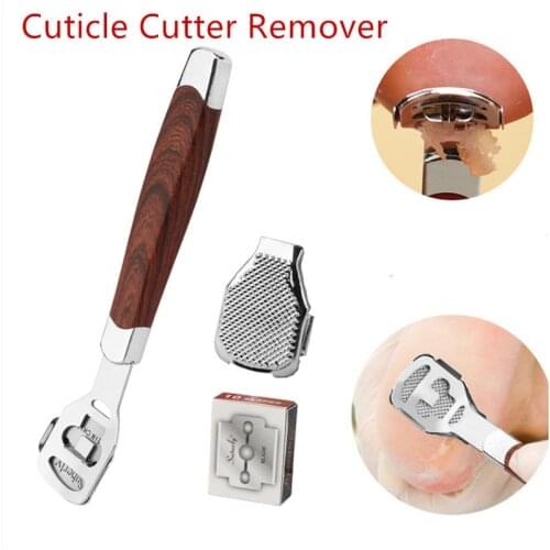 Foot Skin Shaver 10 Blades Foot Planer Manicure Corn Cuticle Cutter Remover Rasp Pedicure File Foot Callus Foot Care Tool
