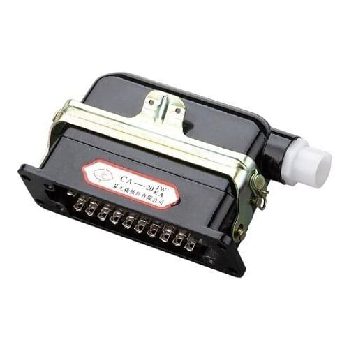 CA-20JW/KA Aviation Plug Socket Connect Plug-in Unit Rectangle Plug Connector Side Outlet