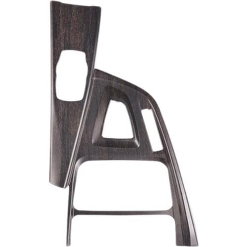 Car Central Control Gear Shift Decorative Panel Sticker ABS Plastic for 3 Series F30 F35 320Li 2013-2019 Wood Grain