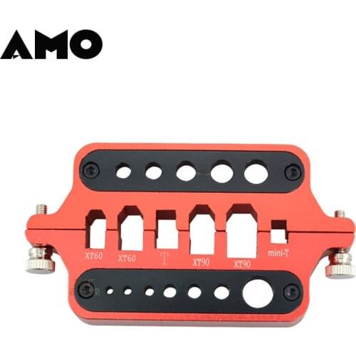 RC Car Parts Metal mini Red Soldering Tool Holder Model Cars Drone Marine Welding Tool T plug Connector XT60 XT90