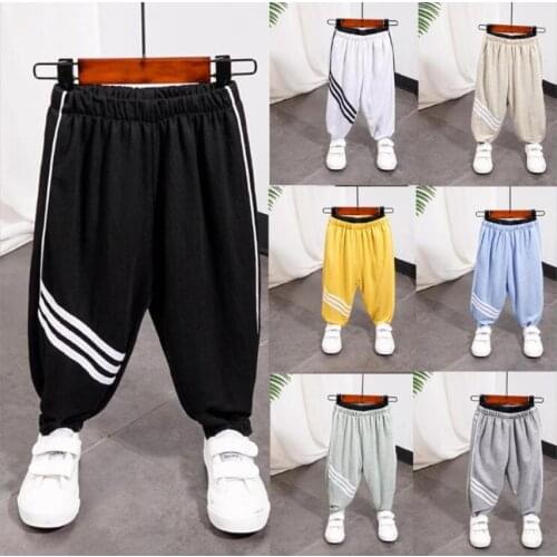 Baby Casual Trousers Childrens Anti Mosquito Pants Spring Summer Infant Air Conditioning Pants Boys and Girls Lantern Pants