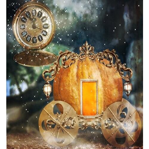 VinylBDS Photography Backdrops Fundo Fotografico Para Estudio Pumpkin Clocks For Halloween Katebackdrops For Photography
