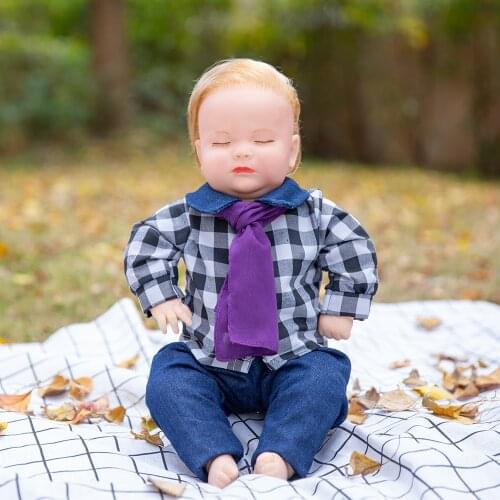 Hoomai gentleman Joseph Reborn Baby Doll 50CM Cloth Body Reborn Baby Doll toy Baby Dolls Reborn Bonecas Brinquedos