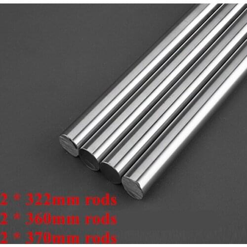 6pcs/set Smooth rods 8mm Linear Shaft kit for Prusa i3 MK2s/MK3 3D printer upgrading to Zaribo 220 / 320