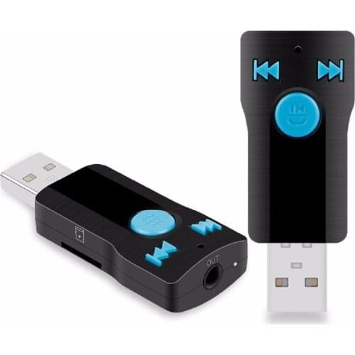 Moveski BC07 Car Bluetooth USB key for Bluetooth hands-free talking Power-off memory support Micro SD Transmitter for iOS Andrio