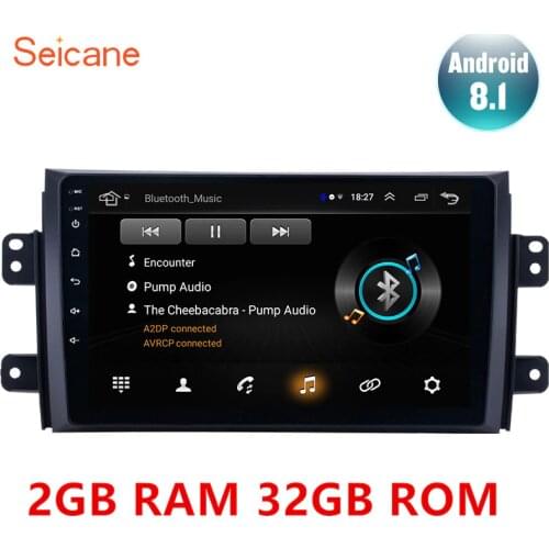 Seicane high Version RAM 2GB+ ROM 32GB Android 8.1 9" 2Din Car Radio GPS Multimedia Unit Player For 2006 2007-2012 Suzuki SX4