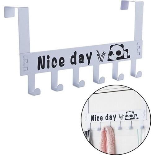 Over The Door Hook Nail-free Clothes Hanger For Kitchen Bathroom Wardrobe Door Hangers