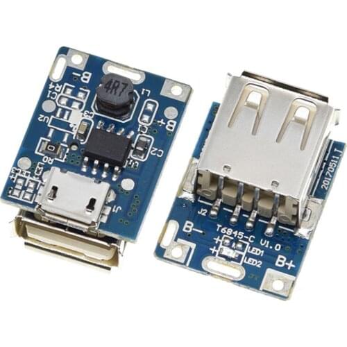 5V Boost Step Up Power Module Lithium LiPo Battery Charging Protection Board LED Display USB For DIY Charger 134N3P Program