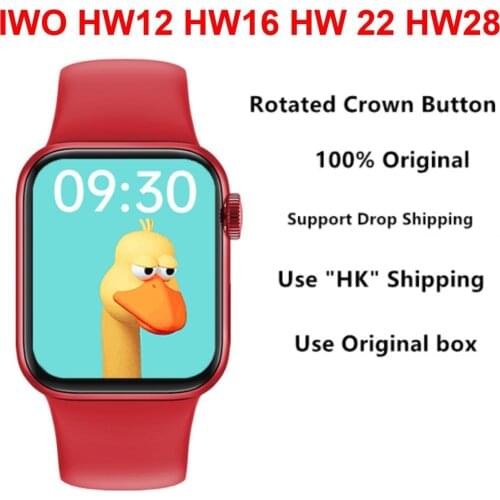 HW12 HW22 HW16 Series 6 Smart Watch Heart Rate Monitor Waterproof IWO 12 Smartwatch 40mm 44mm PK IWO 8 13 for IOS Android Phone