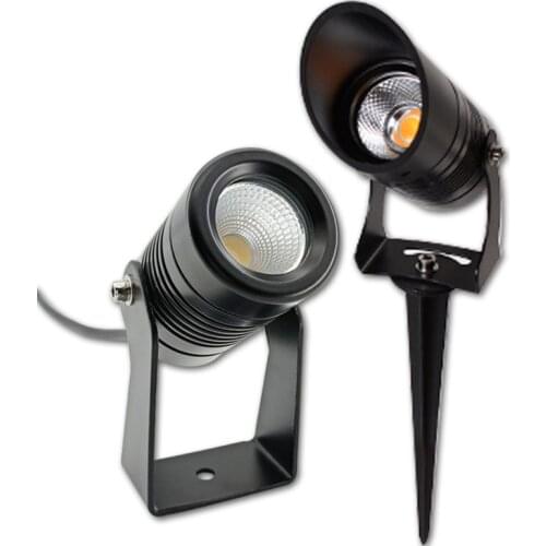 LED Garden Lights 3W5W 7W 10W Outdoor Spike Lawn Lamp IP65 Waterproof Lighting Gardening Decoration Path Spotlights AC220V DC12V