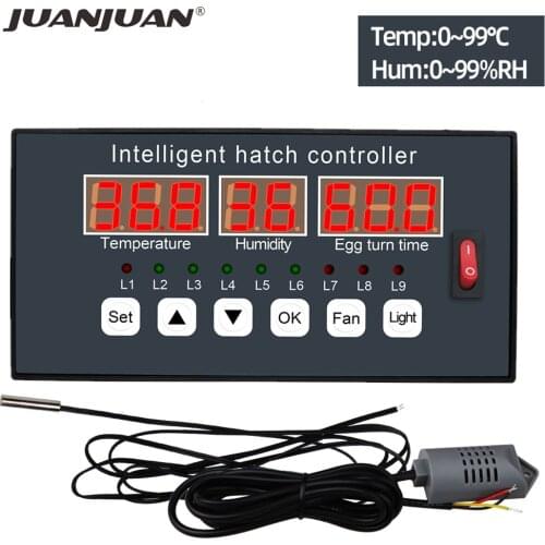 XM-16 Egg Incubator Controller Intelligent Digital Temperature Humidity Automatic Incubator Control System Egg Brooder 30% off