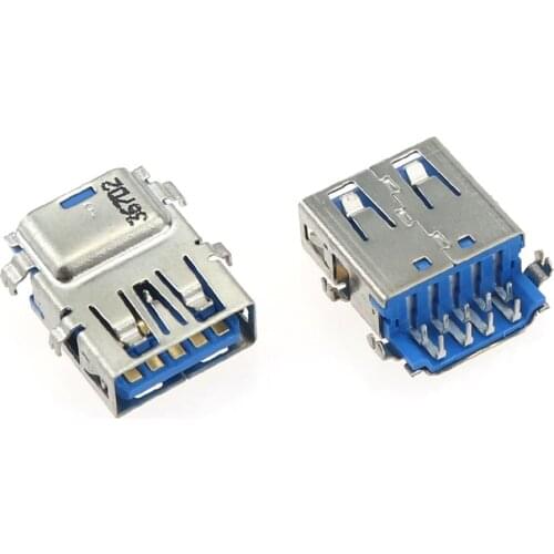 10Pcs Usb 3.0 Type A Standard Port Female Solder Jacks Connector Pcb Socket For Lenovo Acer Asus Motherboard USB Interface Port