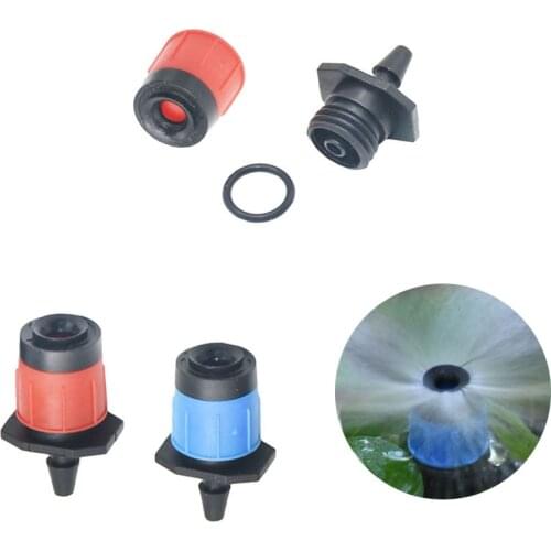 25pcs 360 Degree Garden Watering Sprinklers With 1/4 Barb Connector For Orchard Agricultural Irrigation
