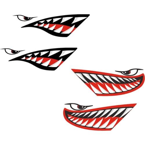 4 Eyes Decals Stickers Kayak Boat Dinghy Caravan Car Accessories