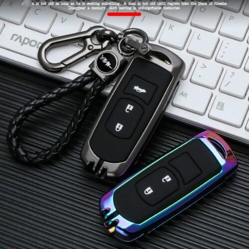 Galvanized Alloy Car Key Case For Mazda 3 6 Axela CX-5 CX-7 CX3 CX5 CX7 CX9 RX8 MX Smart Remote Fob Cover Keychain Protector Bag