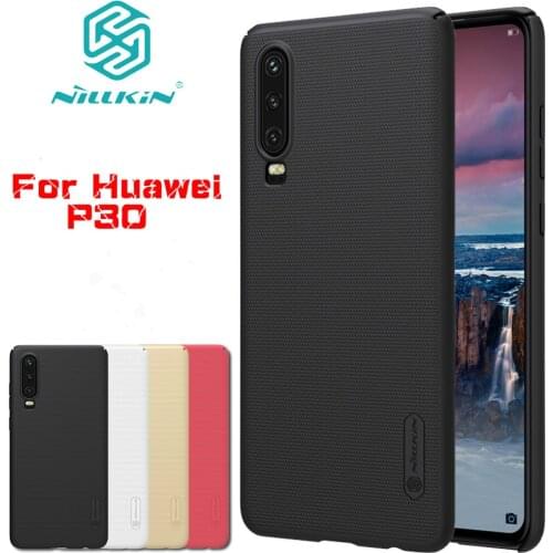 Nilkin for Huawei P30 6.1'' Case Huawei P 30 Cover Frosted Matte Hard PC Plastic Business Phone Back Cases for Huawei P30 Capa