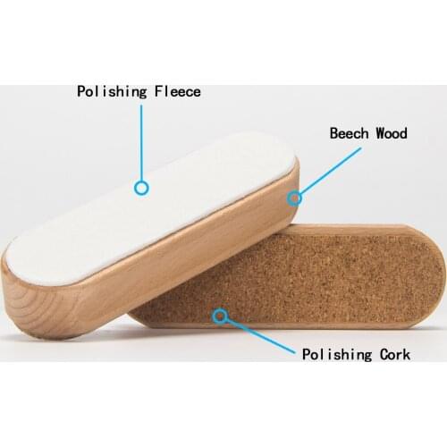 XCMAN Combo Fleece and cork Block For Ski Snowboard liquid wax