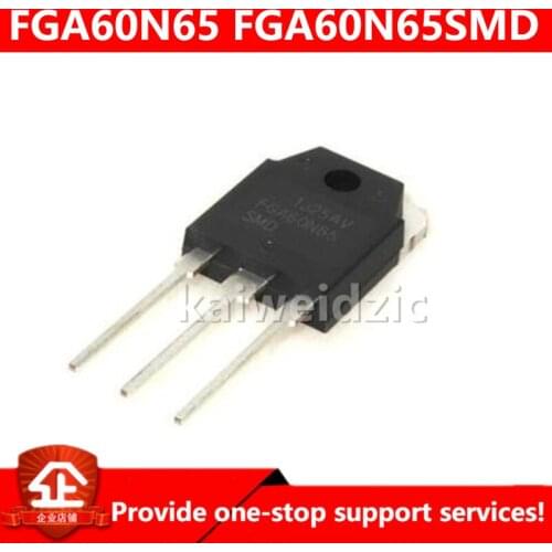 Kaiweikdic FGA60N65SMD FGA60N65 60N65SM 650V 60A TO-3P IGBT single tube of high power electric welding machine