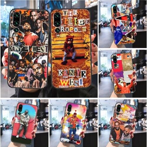 Kanye West Fashion Designer Phone case For Huawei Honor 6 7 8 9 10 10i 20 A C X Lite Pro Play Frosted black pretty shell fashion