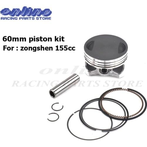 60mm piston kit cylinder for Zongshen Kayo 150 155 155z 160cc Dirt Pit Bikes free shipping