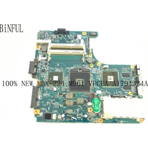 BiNFUL 100% tested ,M961 A1794327A MBX-224 MAINBOARD FOR SONY VPCEA SERIES MBX-224 MOTHERBOARD. FULLY WOKRING
