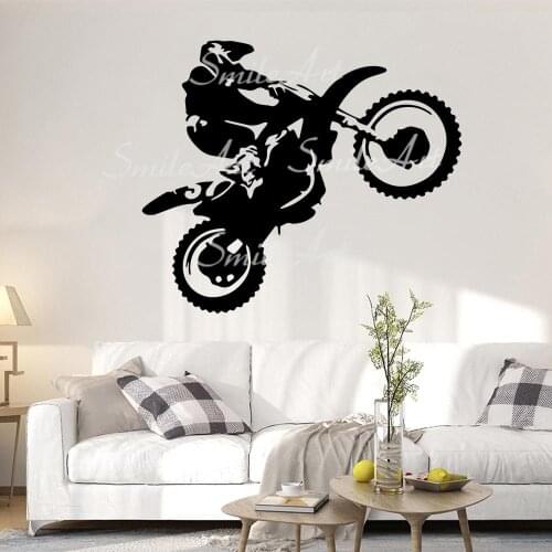 Motorcycles Wall Sticker Self Adhesive Vinyl Waterproof Wall Art Decal For Kids Rooms Diy Home Decoration Wall Art MURAL