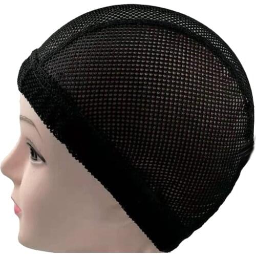 Soft Crochet Wig Cap Thick Mesh Dome Cap New Wig Caps For Making Wigs Big Hole Hair Net