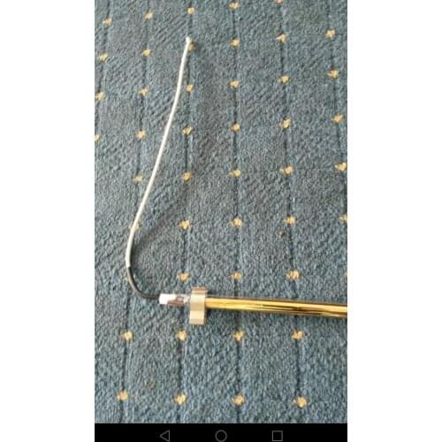 Quartz tube heating element