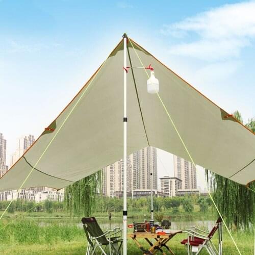 Canopy Pole 230CM Adjustable Telescopic Buckle Aluminum Alloy Baldacchino Ultralight Tent Foyer Pole For Camping Outdoor