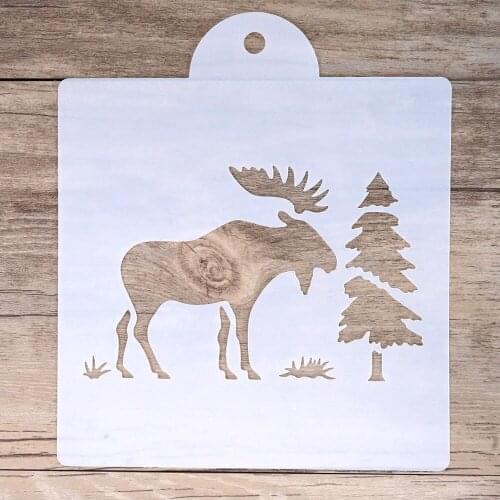 15 cm DIY Craft Layering Christmas Stencil For Wall Painting Scrapbooking Stamping Album Decorative Embossing Paper Cards