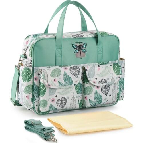 Colorful Diaper Bag Organizer Baby Bag Backpack Nappy Bag Large Capacity Mommy Bag For Stroller Black New Design 2020