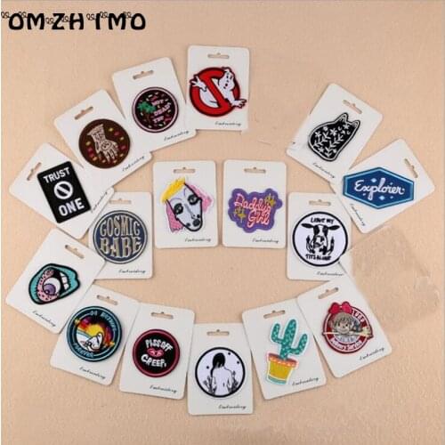 Embroidery patch logo appliques iron on patches patches motorcycle badge sticker for clothes