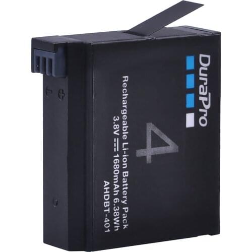 1pc 1680mAH AHDBT-401 AHDBT401 AHDBT 401 Gopro Hero 4 Digital Camera Battery for AHDBT401 GoPro Hero 4 HD Camera