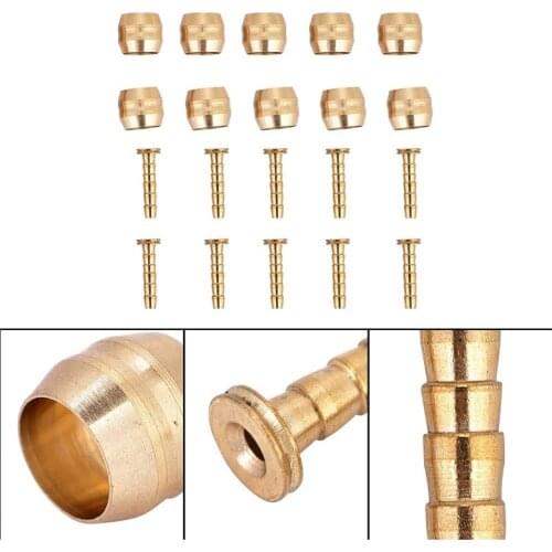 10 Set Hydraulic Disc Brake Hose MTB Mountain Bike Bicycle Olive Connector Insert for Shimano BH59 Replacement Part
