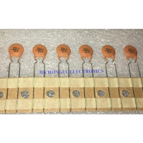 100PCS RT-HE80TKSL331J 330PF 50V 331J P=5MM FILM CAPACITOR