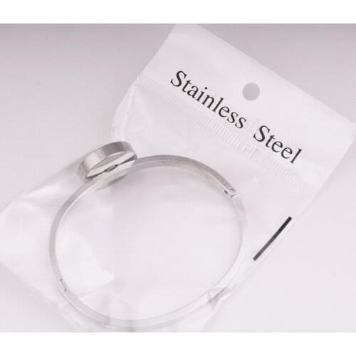 Stainless Stee 18mm Snap Button Jewelry Fashion Stainless Steel Charm Bracelet&Bangles BY3397