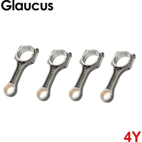 4pcs 4Y engine connecting rod conrod for Toyota Hilux/Liteace/DYNA 200/Stout 2237cc 2.2L 1988-2001 13201-79045 1320179045