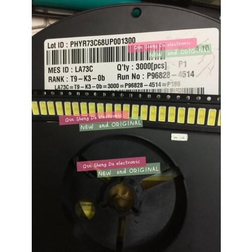 500pcsFORLED LED Backlight 1W 7030 6V Cool white TV Application smd 7030 led cold white