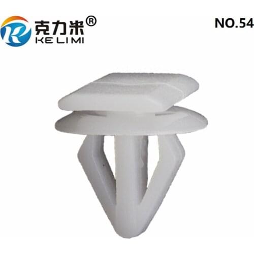 KE LI MI White Trim Panel 10mm Door Guard Snaps Fasteners Clips