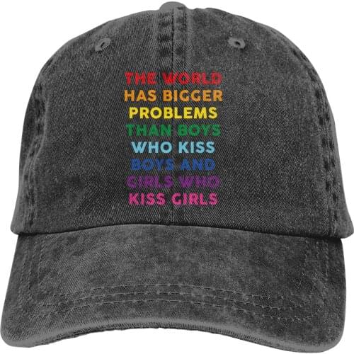 The World Has Bigger Problems The Baseball Cap Peaked capt Sport Unisex Outdoor Custom LGBT transgender Hats