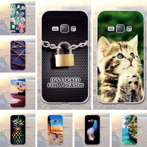 For Samsung Galaxy J1 2016 Case Soft Silicone TPU Back Phone Cover Painted Case For Samsung J1 2016 J120 J120F J120H J120M Bags
