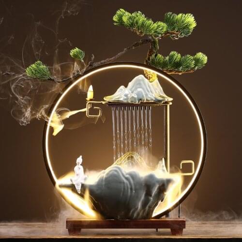 Water Fountain Decoration Lucky Living Room Office Hallway Desktop Backend Decoration Family