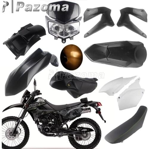 Motorcycle Fairing Cowl Body Kit For Kawasaki KLX250 KLX250S D-Tracker X 250 KLX250SF Headlight Tank Seat Fenders Side Covers