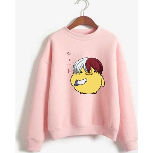 Cute Mens Hoodies My Hero Academi Men Women Pullovers Hoodies Sweatshirts Shoto Todoroki Anime Hoody Streetwear Tops
