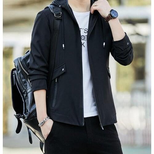 2021 New Spring Men Jacket Thin Slim Jackets Windbreaker Zipper Windbreaker Jacket Male Outwear Clothing