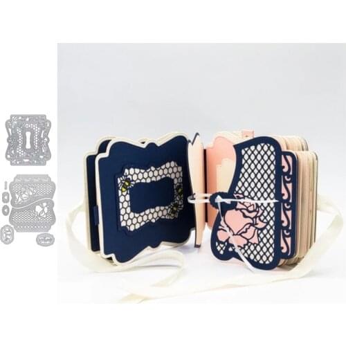 New Album Book Metal Cutting Dies for Scrapbooking Mold Cut Stencil Handmade Tools DIY Card Make Mould Model Craft Decoration