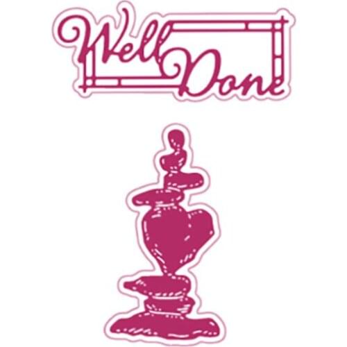 New Well Done Metal Cutting Dies for DIY Scrapbooking Crafts Dies Cut Stencils Maker Photo Album Template Handmade Decoration