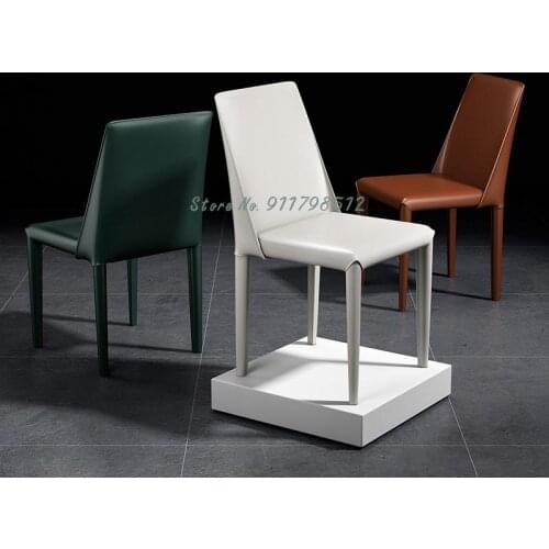 Dining table chair backrest stool modern minimalist net red desk nordic dining chair household makeup chair restaurant saddle ch