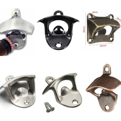 Can Bier Opener Creativity Vintage Wall Bottle Opener Wall Mounted Bar Beer Glass Bottle Cap Opener Home Decoration